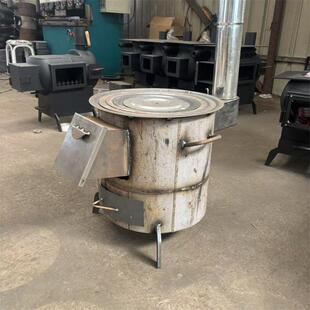 大村号煤气火罐改柴装炉农NHS家用地锅炉柴火灶