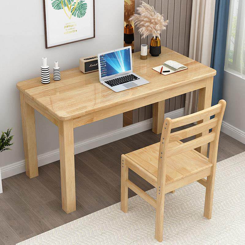 全实木电脑桌办公桌家用书桌学生学习桌书桌多功能桌椅课桌组合