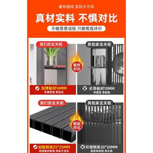 轻奢2023新款现代简约入户门屏风隔断遮挡客厅双面装饰玄关置物架