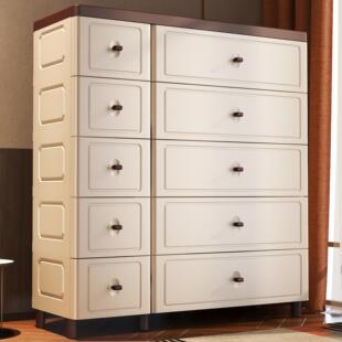 60-120CM宽超大加厚抽屉式收纳柜子置物柜家用塑料五斗柜收纳柜