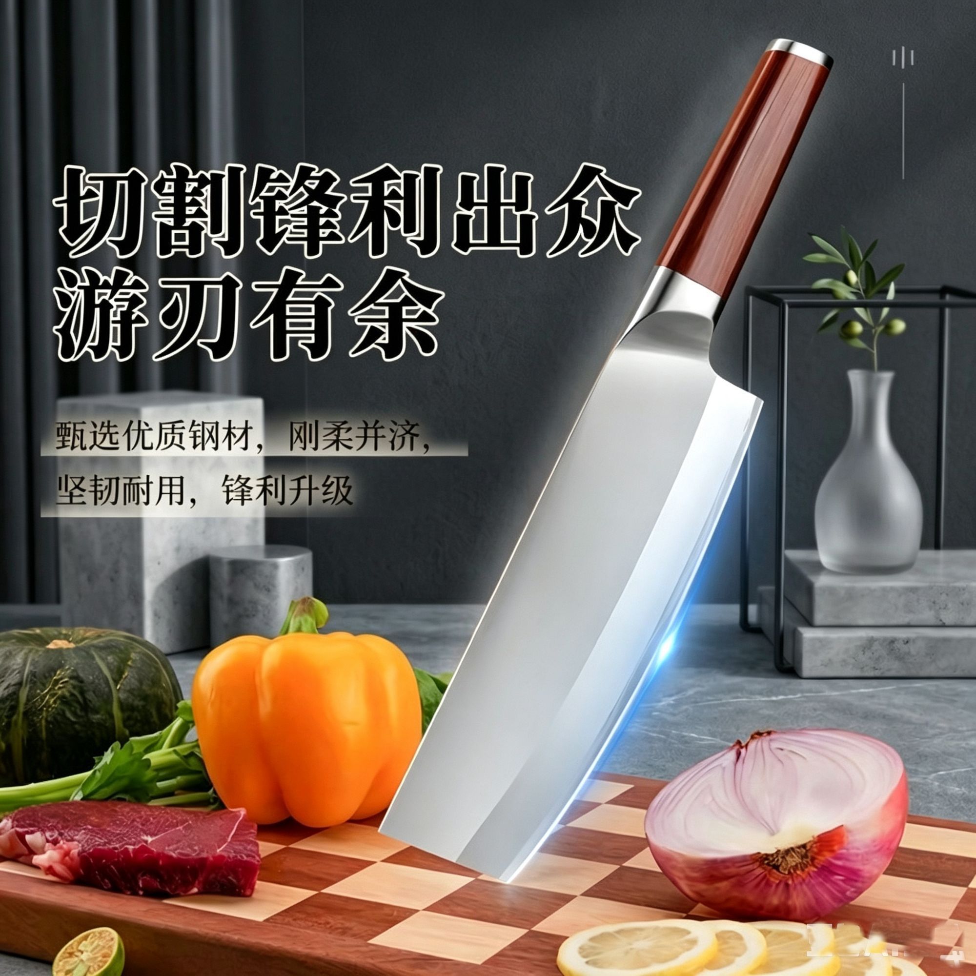 【工厂直发】女士切片刀菜刀家用切肉切片切菜厨房专用锋利超快