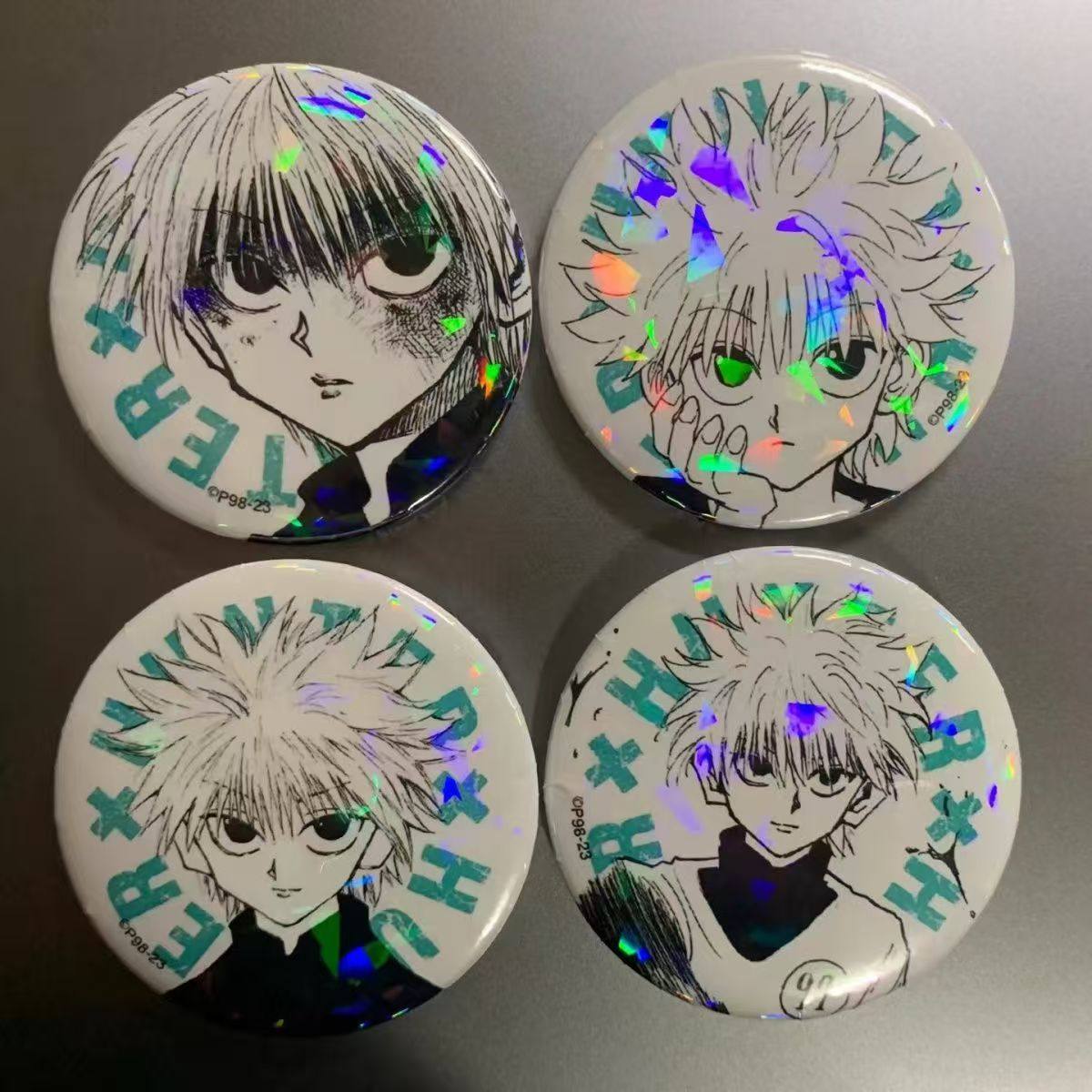 全职猎人受注闪吧唧徽章西索奇犽