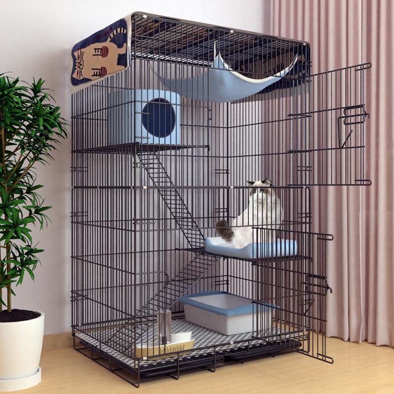 猫笼子家用室内猫别墅超大自由空间猫屋猫厕一体猫咪房子猫窝猫舍