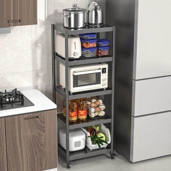 架子多功能放厨房夹缝置物架家用微波炉收纳架储物架多层落地锅具,厨房/烹饪用具,微波炉置物架,淘宝优惠券,粉丝福利购,淘宝优惠卷