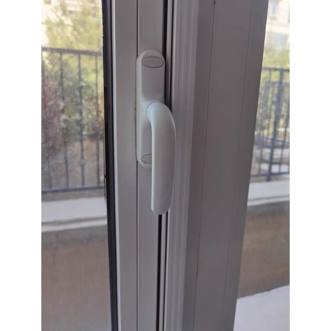 老式50型铝合金窗户把手平开 窗断桥外推门窗传动执手拉手外开 配