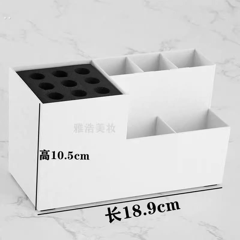 美发剪刀插座盒理髲店剪刀梳子防滑便捷插座剪刀收纳盒桌面工具架