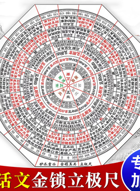 立金锁玉过走马阴阳测量绘图罗盘二十山立规