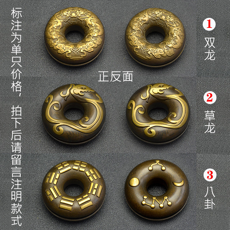 复古民俗古玩铜器铜铃手摇铃虎撑古代药铃串铃工艺品道具