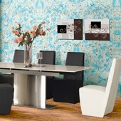 伊美雅墙衣彩色纤维涂料自刷大气奢华欧式 卧室客厅背景墙纸布