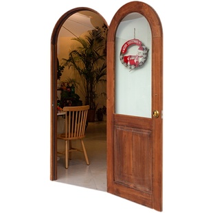 甜品店烘焙坊定制门窗推拉窗窗对平门民宿风格