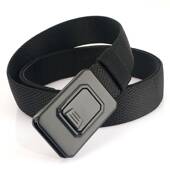 新款 风潮快拆牛仔裤 铝合金休闲插扣编织弹力松紧男士 皮带通勤个性