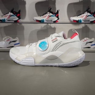 李宁减震防滑耐磨低帮实战篮球鞋 ABPT079 白色ABPT063