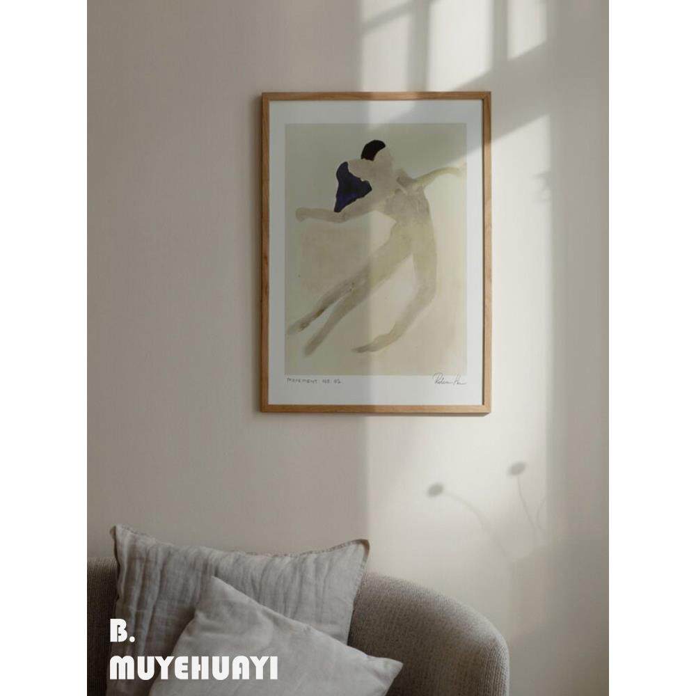 人物舞蹈客厅沙发壁画壁龛现代抽象装饰画卧室床头画女装店挂画