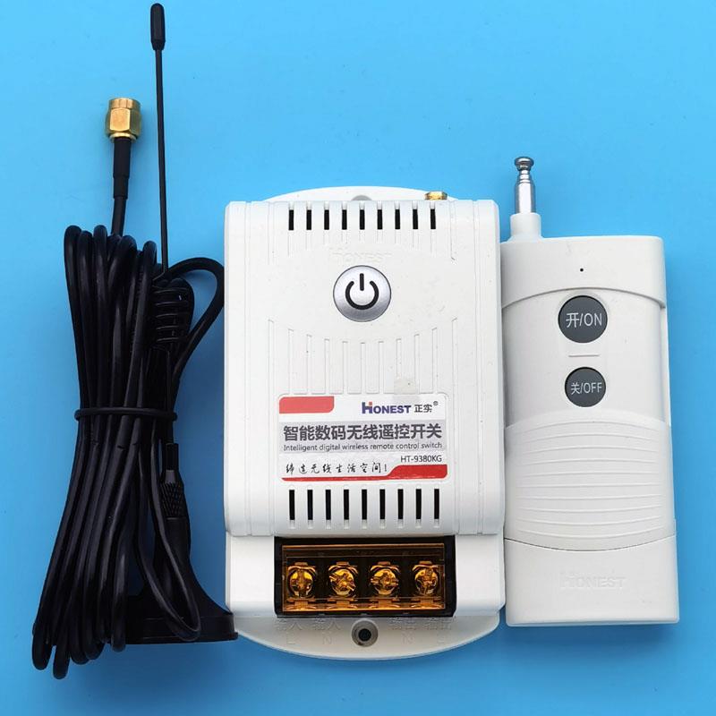 正实超远距离无线遥控开关220v、380v大功率可穿墙家用水泵电机