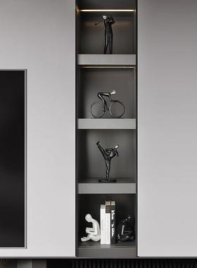 轻奢高档暴力熊酒柜装饰品红酒架摆件家居客厅电视柜现代软工艺品