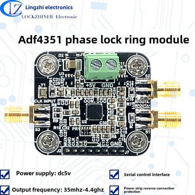 ADF4351宽带锁相环 35M-4400M输出 频率合成电子模块 射频信号源