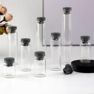 50个四叉丁基胶塞许愿瓶玻璃瓶子西林瓶小样空瓶化工科研实验 包邮