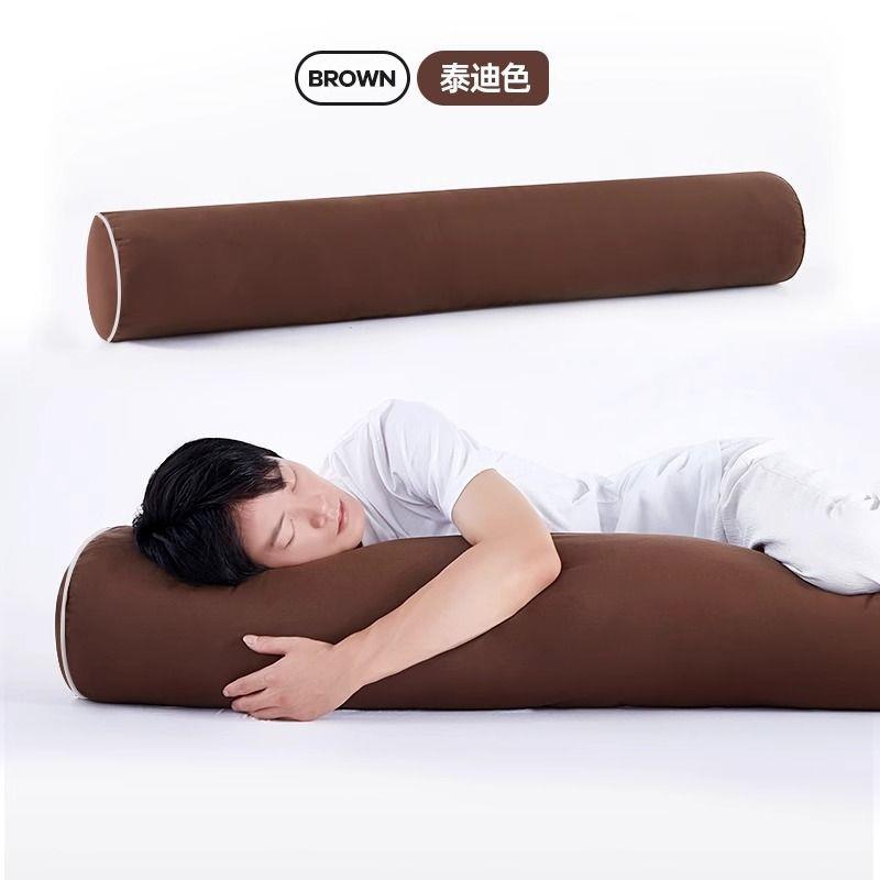 男生款等身睡觉专用单人夹腿可拆洗棉麻沙发床上靠枕侧睡长条抱枕
