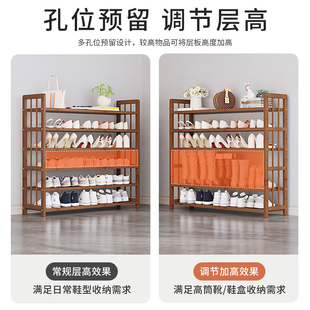 架家用门口白色实木多层简易鞋 鞋 柜宿舍收纳租房儿童宝宝防尘阳台