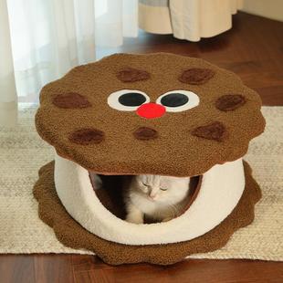 通用猫床猫咪睡觉用安全感可拆洗猫睡垫冬天保暖宠物用品 猫窝四季