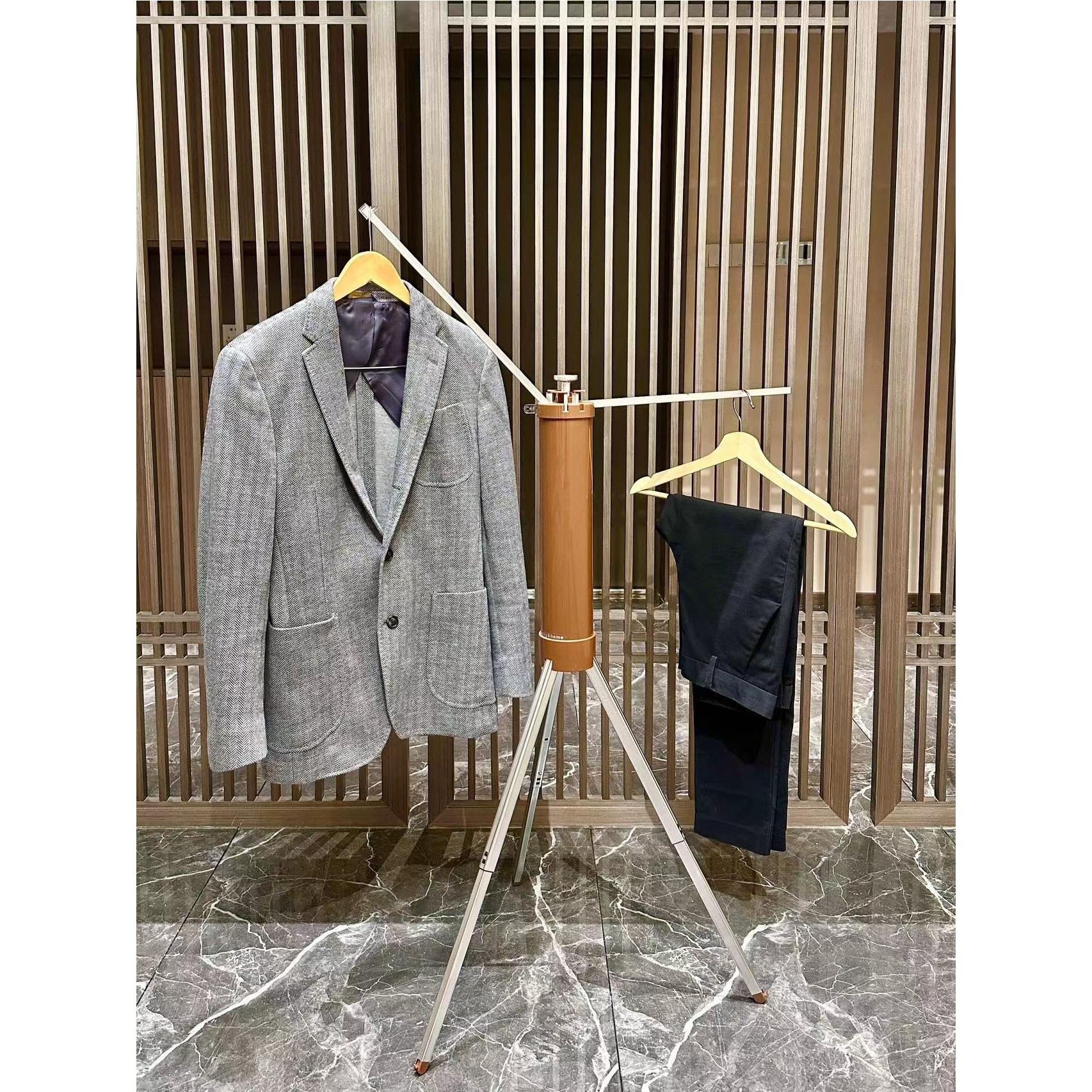 便携折叠晾衣架出差旅行公寓阳台客厅小型落地室内凉衣神器晒衣杆