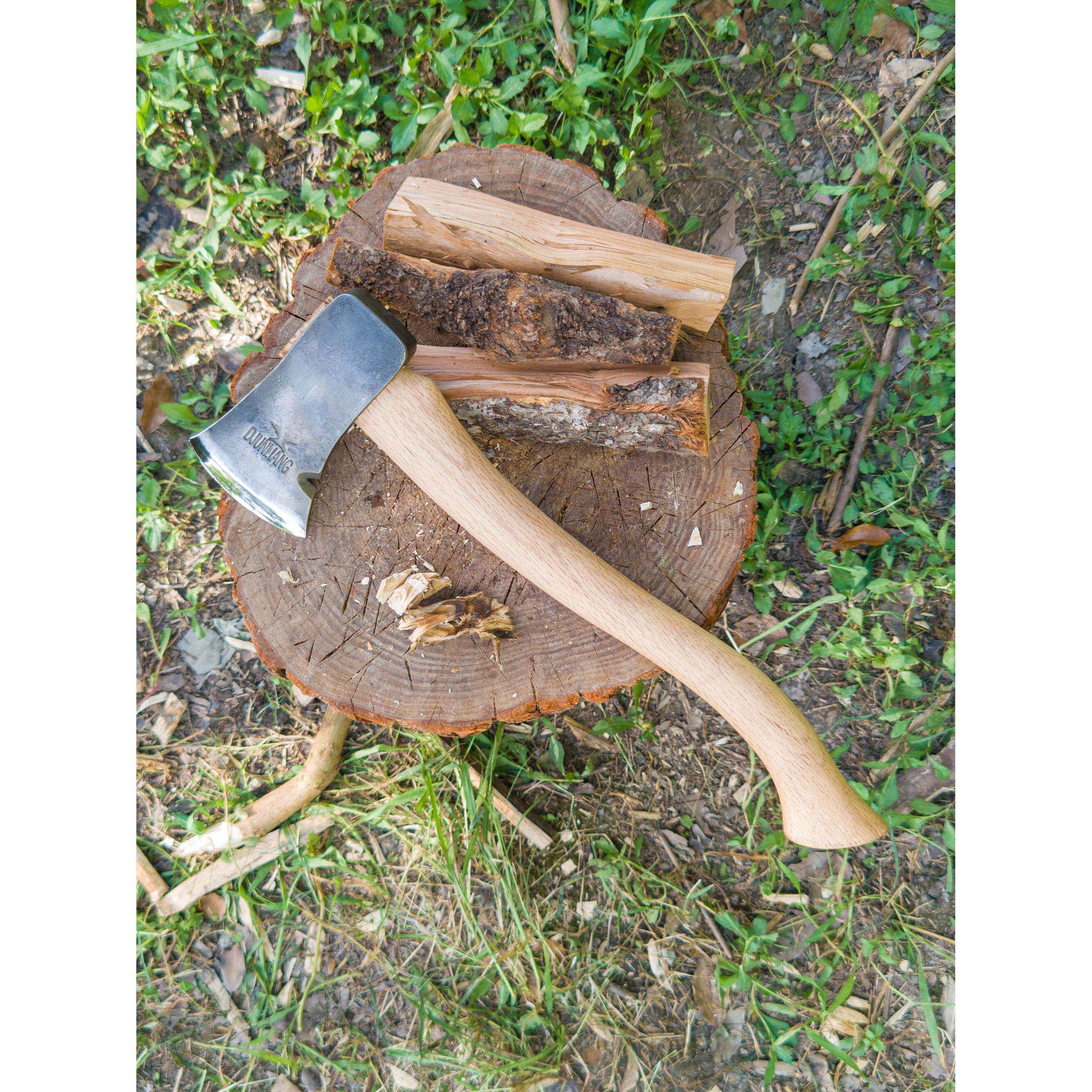 轴承钢手工锻打富世华童子军斧户外小手斧头劈柴板斧家用生存斧子