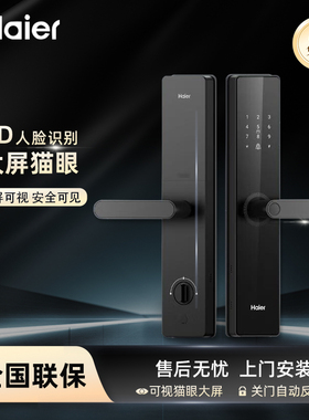 海尔（haier）电子密码锁智能锁猫眼锁可视对讲 HFH-19Vpro-U1