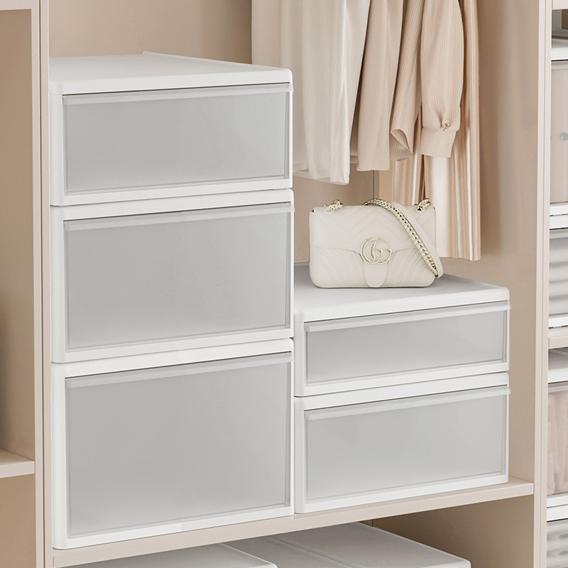 衣柜抽屉式收纳箱床下多层衣服