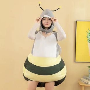 蜜蜂人偶服装鲨Bee衣服加厚人偶搞怪套装玩偶服穿戴创意儿童成人