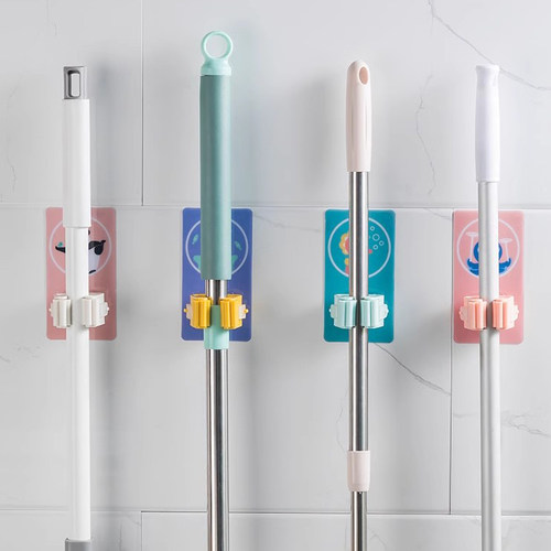 可爱卡通拖把拖布夹浴室固定器