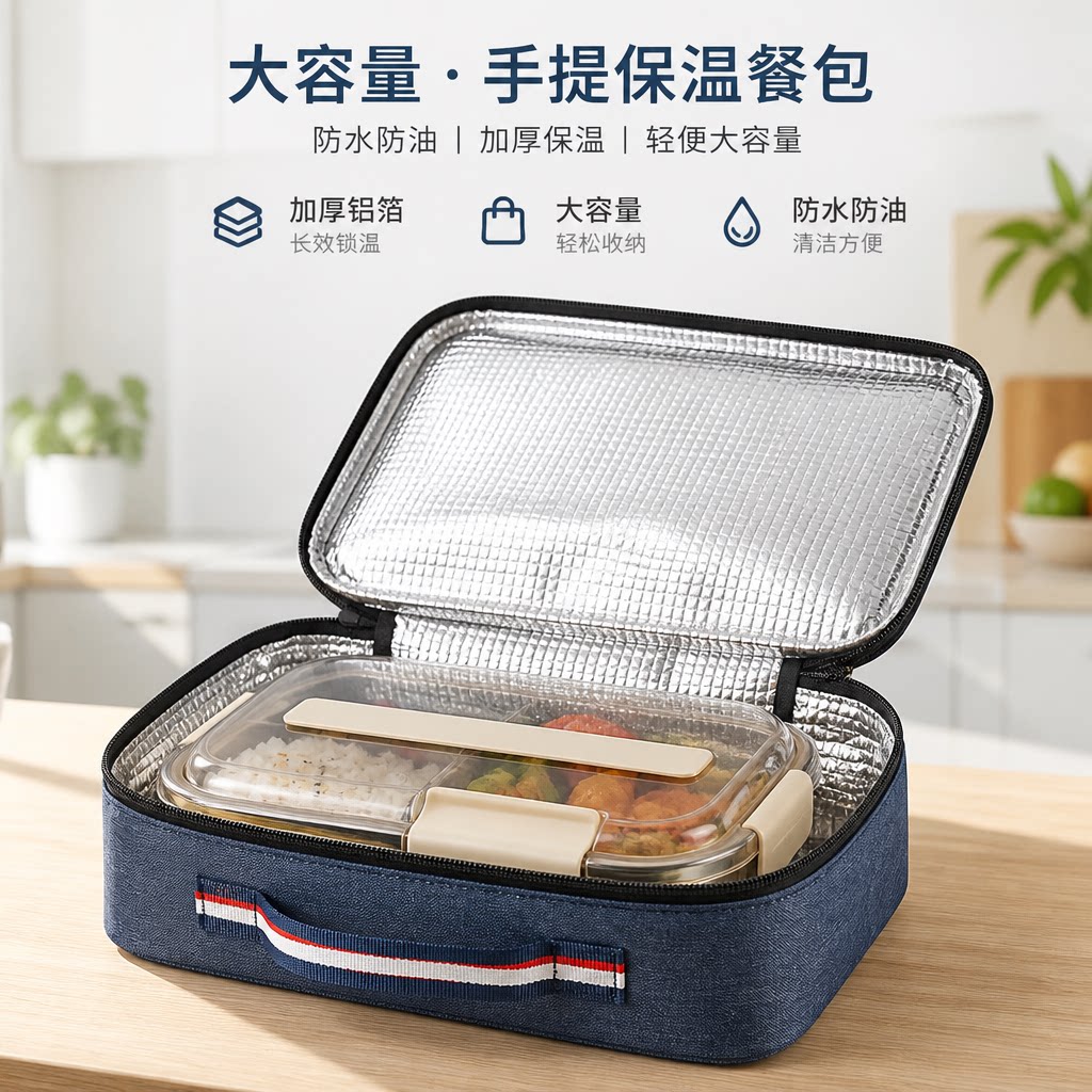 保温袋子饭盒手提包便当带饭