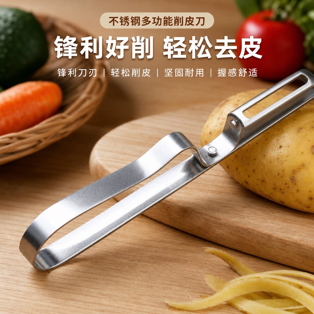 不锈钢削皮刀土豆削皮瓜果刨