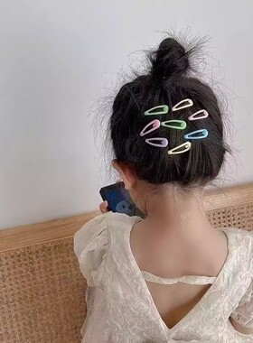 宝宝可爱发夹滴油迷你bb夹3cm宝宝发夹婴幼儿边夹刘海夹碎发百搭