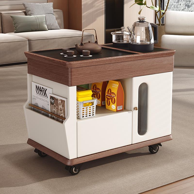 可移动茶几客厅家用阳台小茶桌茶台烧水壶泡茶一体沙发边几侧边柜