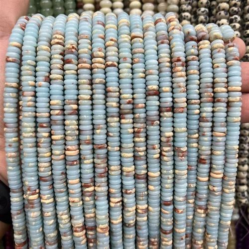 2*mm算盘珠 天然寿山石隔片散珠 粉澳宝垫片圆片隔珠diy饰品