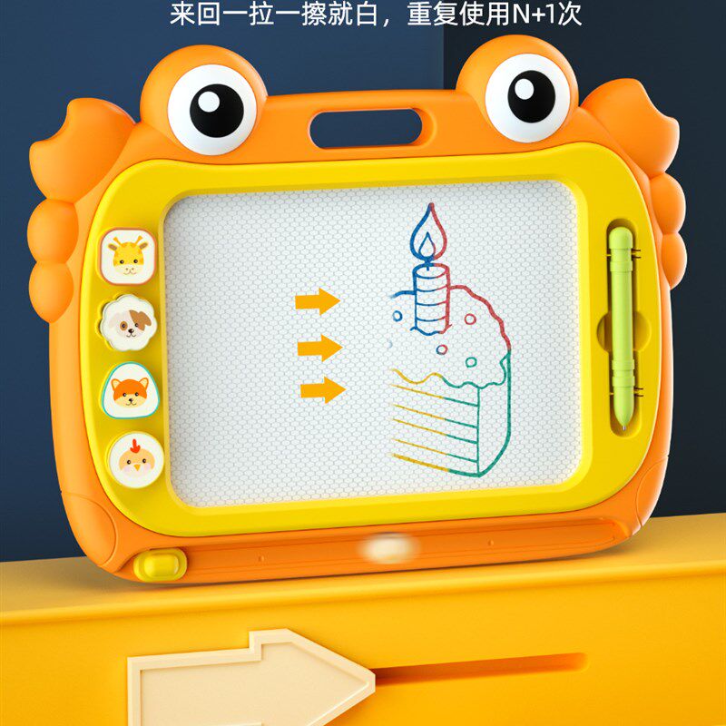 超大儿童画板磁性写字板婴幼儿宝宝擦涂鸦彩色磁力画画