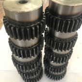 直齿轮台阶齿轮凸台齿轮正齿1模37齿38齿39齿40齿424344到60齿