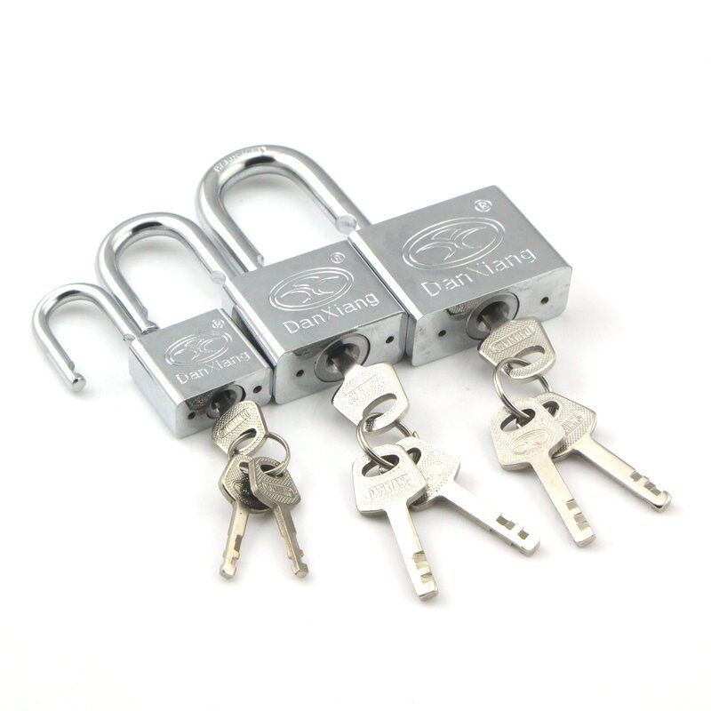 铁锁头挂锁家用防水防锈户外锁头仓库大门防盗撬防剪通开锁具