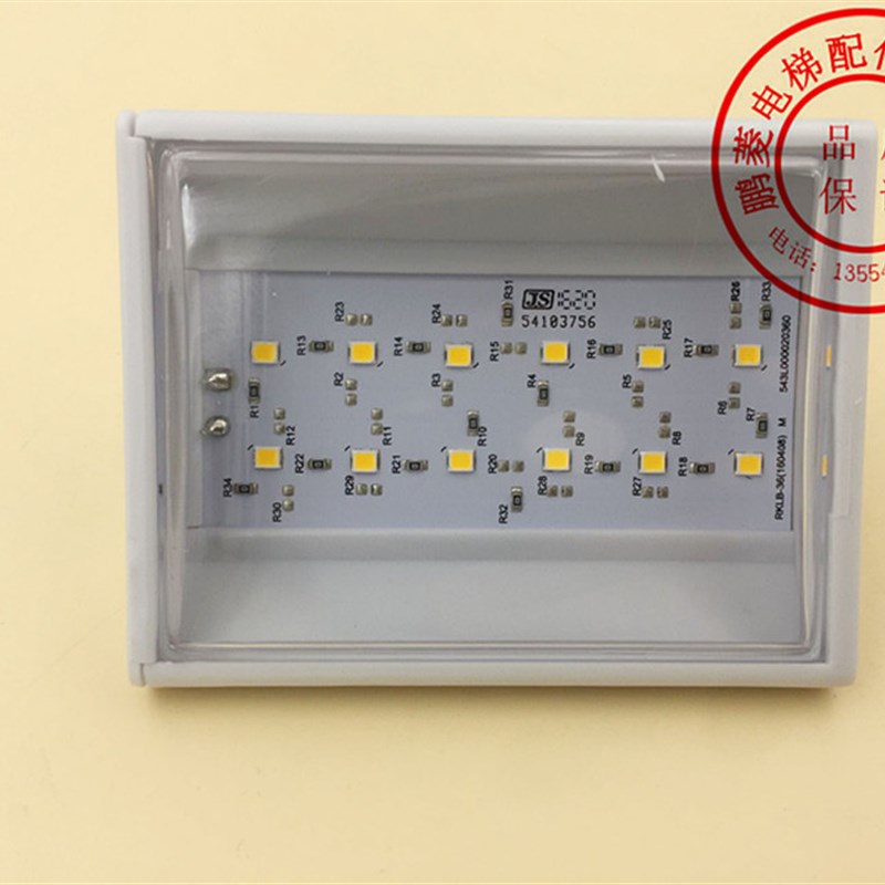 电梯应急灯头轿厢LED应急照明灯RKLB12/12V/24V灯LED灯德凌