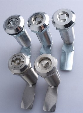 威满柜锁MS70562 不锈钢圆柱锁 机箱机柜锁 工业配电箱锁 信箱锁