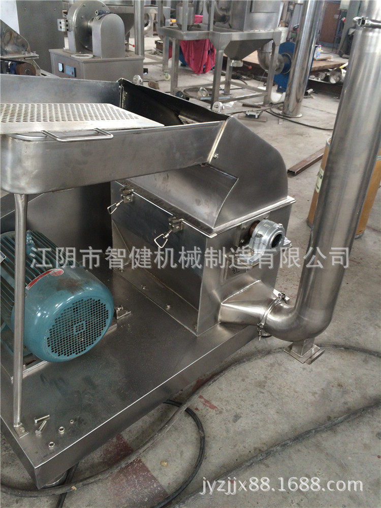 厂家直销不锈钢锤片粉碎机香料辣椒食品秸秆白糖粮食纤维物