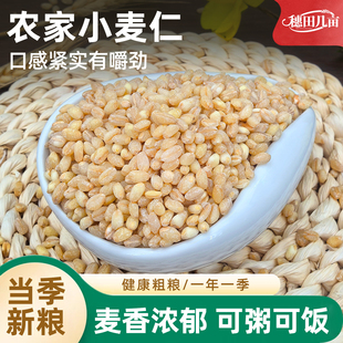 新货东北小麦仁脱皮去皮新鲜小麦米五谷杂粮粥料主食粗粮米饭5斤