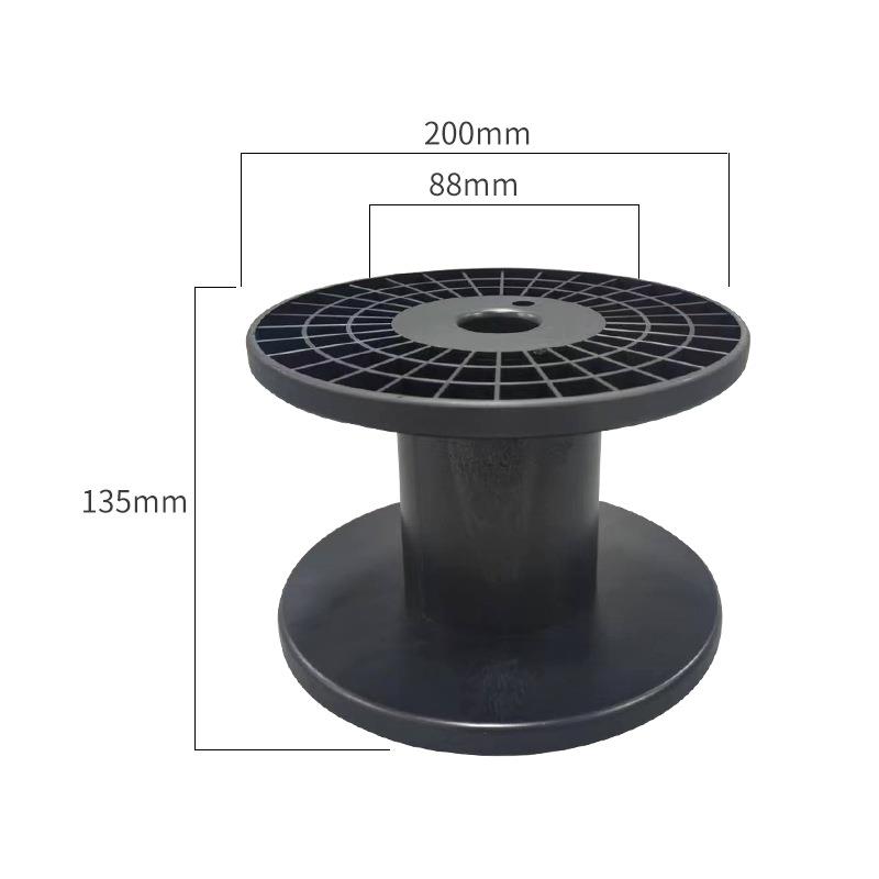 工厂200本色ABS一体塑料线盘电线电缆工字轮卷线盘鼻梁条塑料线盘