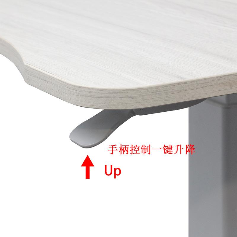 气动升降桌站立简约式自动沙发床边可移动懒人办公桌演折叠讲台桌