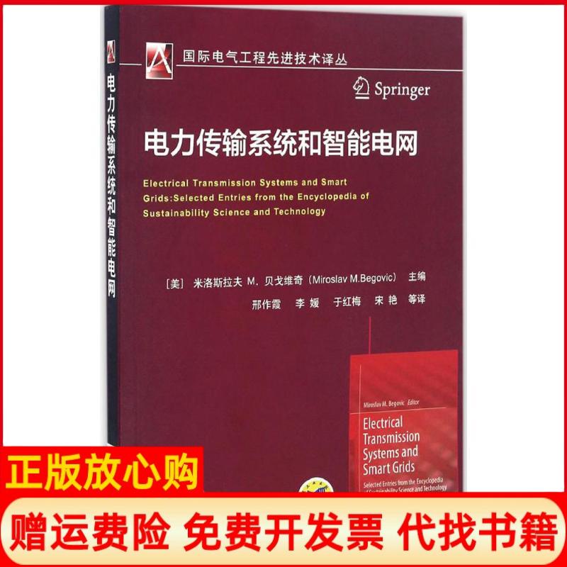 【正版书】电力传输系统和智能电网米洛斯拉夫机械工业出版社9787111551126
