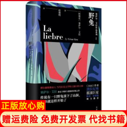 【正版书】野兔阿根廷塞萨尔艾拉著赵德明译上海人民出版社9787208159655