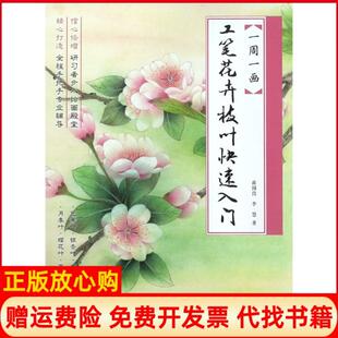 【正版书】工笔花卉枝叶快速入门一周一画蒋国良李慧江苏美术9787558051524