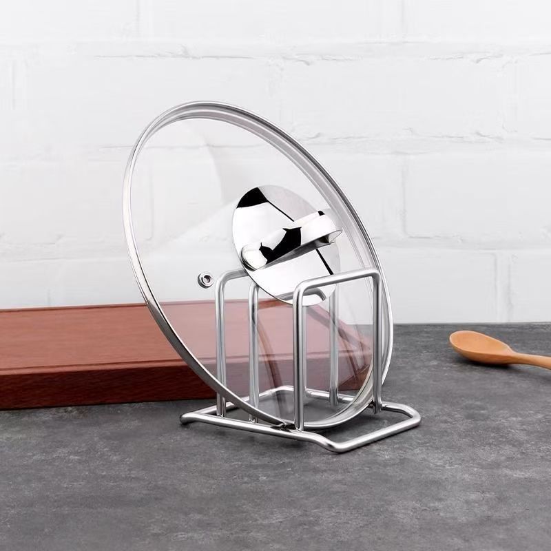 沃卫不锈钢锅盖菜板置物架厨房多功能收纳架子案板台面砧板放置架