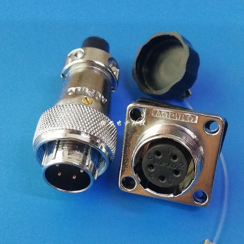 奥普龙 航空连接器插座WS16K2芯3芯4芯5芯6芯7芯8芯9芯开孔16m
