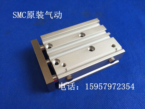 SMC原装正品 MGPM20-100/125/150/175/200/250导杆气缸三轴汽缸